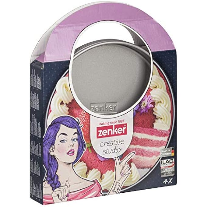 Zenker 7470 Set Of Layered Cake Tins Pink - Image 5