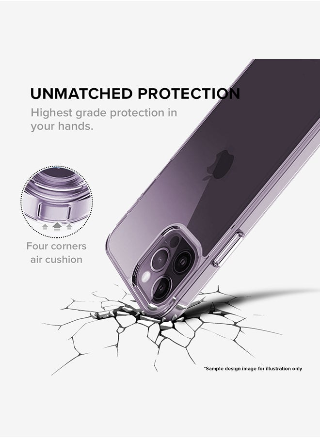 Stylizedd - Classic Clear Case for Apple iPhone 15 Pro Hybrid Soft Case Flexible Edges Anti Drop TPU PC Gel Thin Transparent Cover - Digital Camo Full Print - Image 1