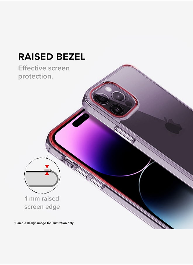 Stylizedd - Classic Clear Case for Apple iPhone 15 Pro Hybrid Soft Case Flexible Edges Anti Drop TPU PC Gel Thin Transparent Cover - Digital Camo Full Print - Image 1