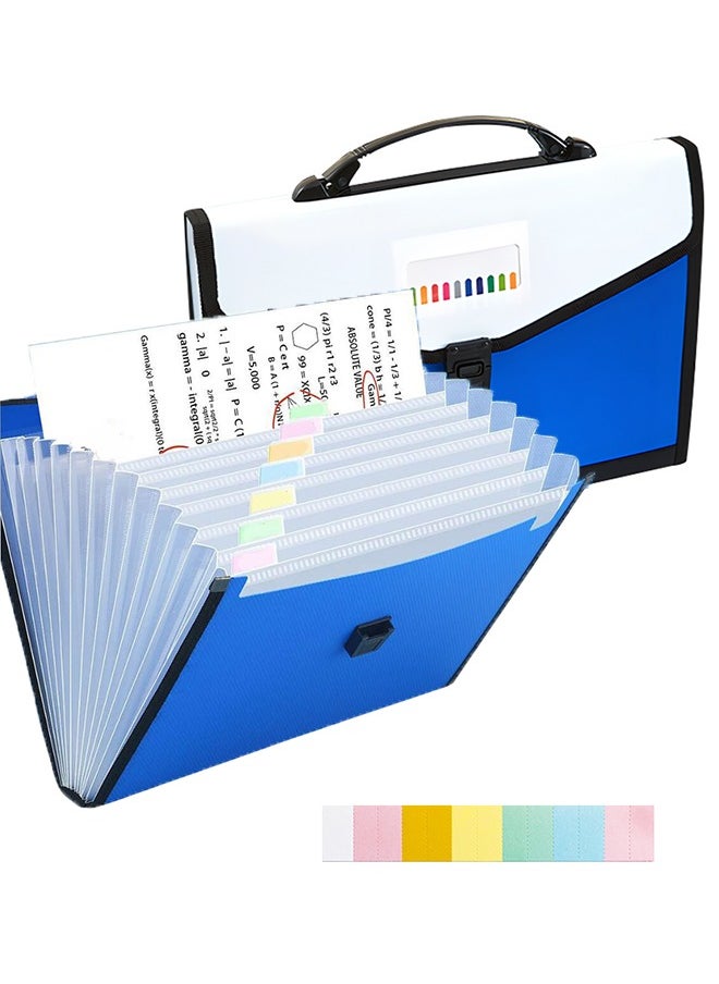 Generic - A4 Expanding File Folder PP Multi-layer Paper Document Organizer Office School Supplies Large Capacity Organ File Holder, Can store documents, invoices, receipts, books, stationery office supplies - Image 1