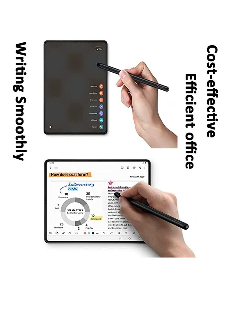 ELTRAZONE Fold Edition Galaxy Z Fold 4 Pen Replacement for Samsung Galaxy Z fold 4 5G S Pen Stylus +Replacement Tips/Nibs+Card Pin (Black) - Image 4