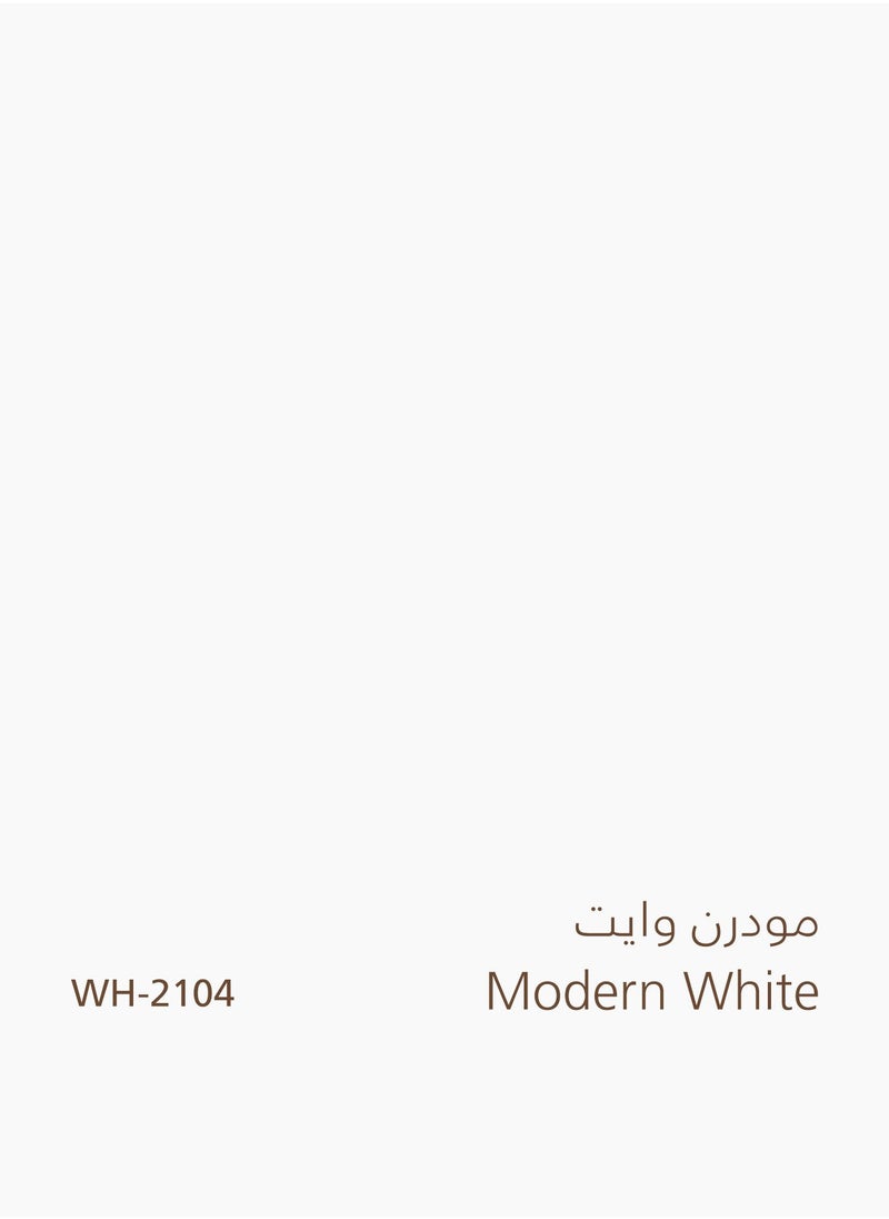 دهانات الجزيرة - جرين دهان جدران داخلية مطفي (اللون : مودرن وايت) 3لتر - Image 1