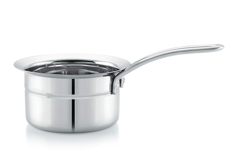 M MUKTI Crafted for Excellence Mukti Premium Stainless Steel Curry Gravy Saucepan Without Lid 800 ML - Image 1
