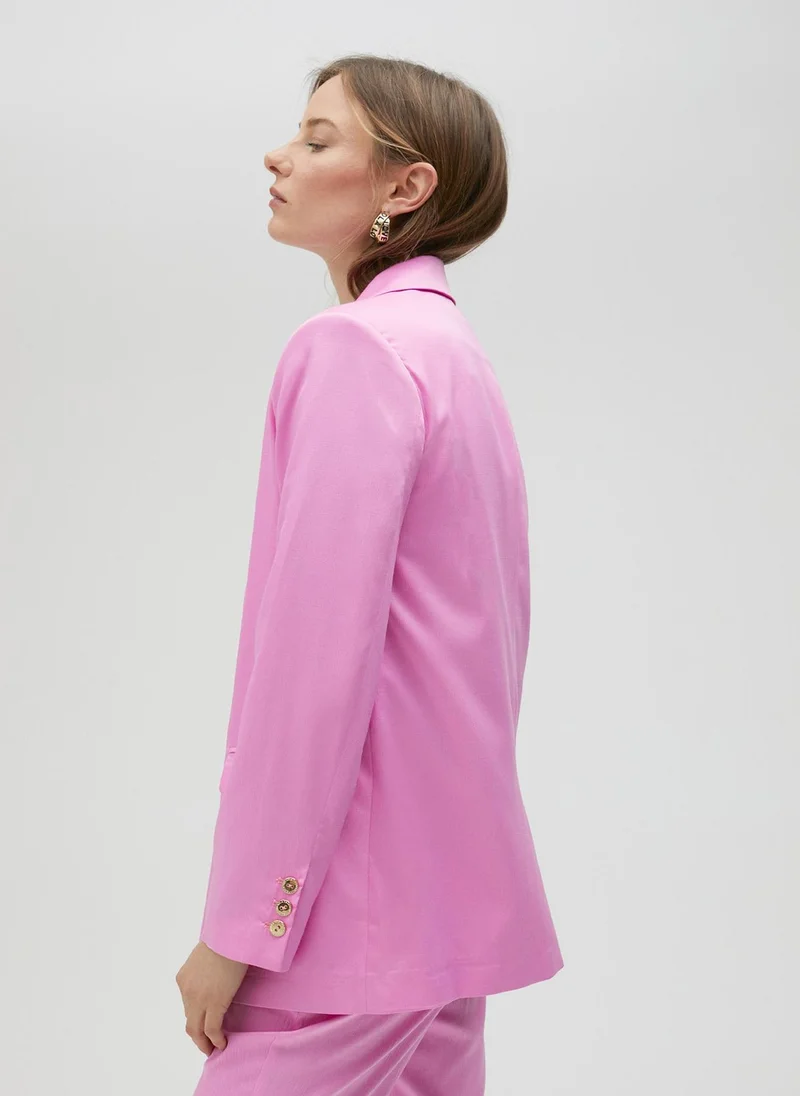 Lola Casademunt Oversize satin blazer