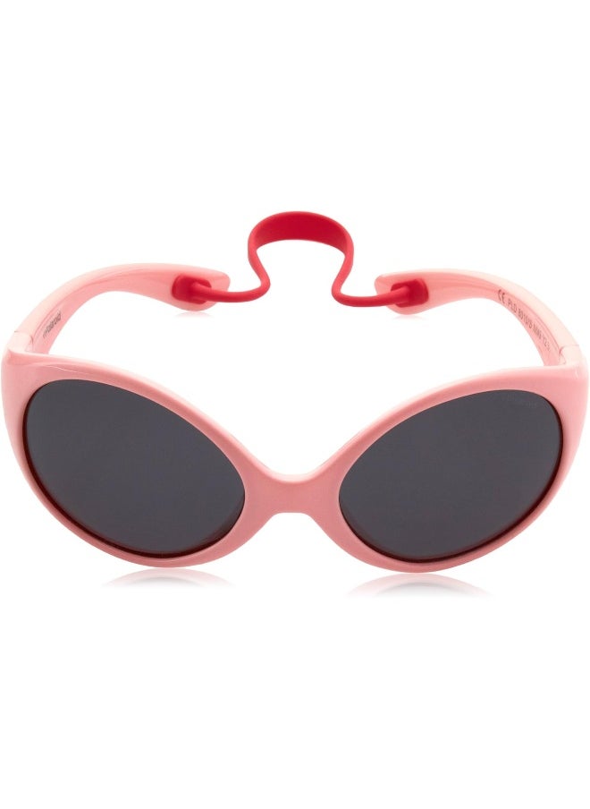Polaroid Kids Unisex UV Protection Oval Sunglasses - Pld 8010/S Ivorypink 47 - Lens Size 47 Mm  - Image 3