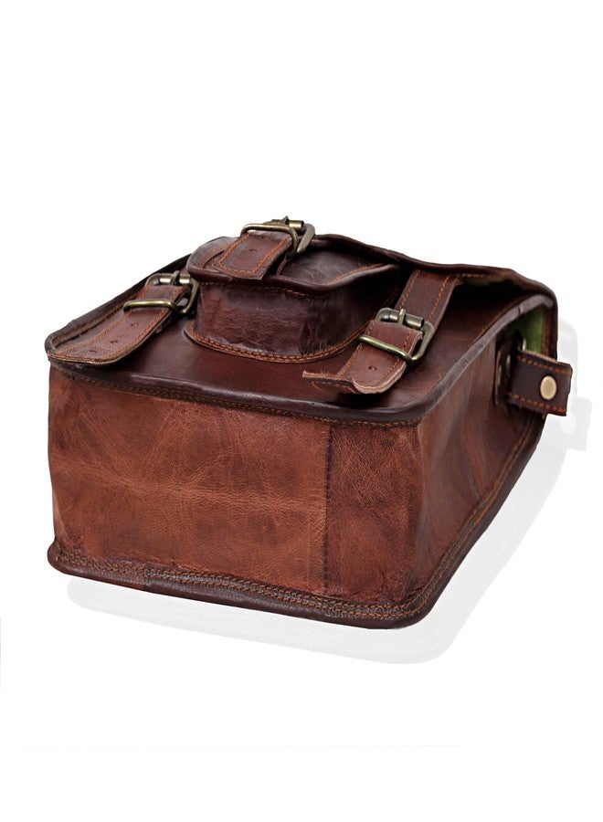 cuero Vintage Genuine Leather Tablet/iPad/tab/Kindle Real Laptop Satchel Messenger Cross Body Shoulder Bag (15 X 11 Inch) - Image 5