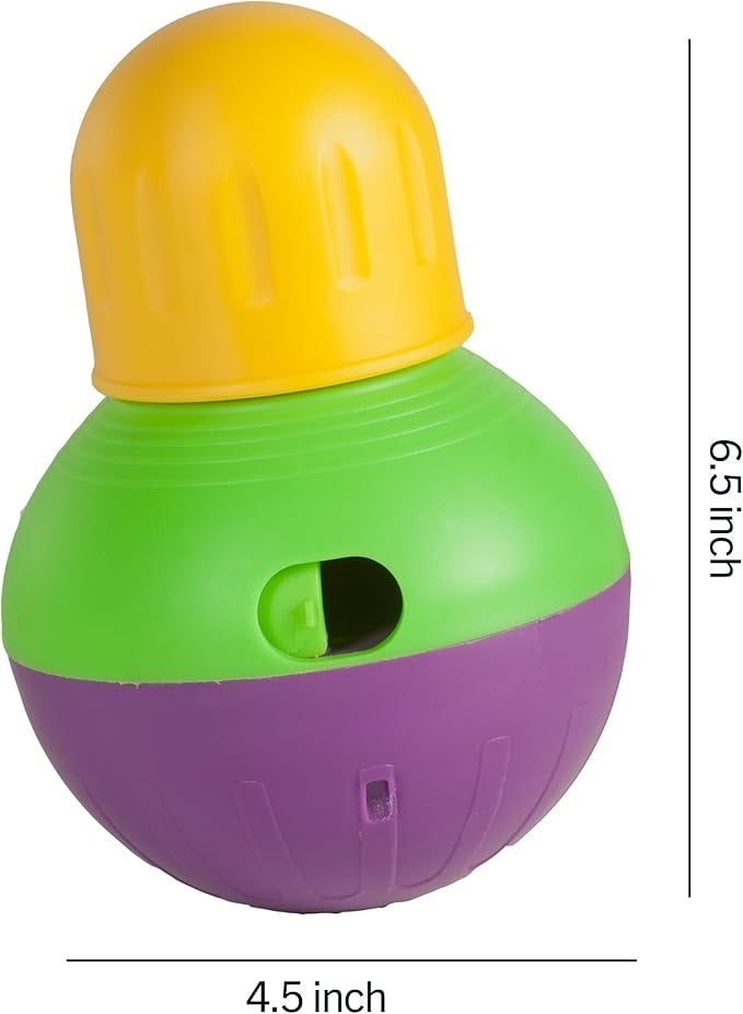 ستار مارك لعبة تفاعلية للكلاب Starmark Bob a Lot حجم صغير متينة وتطلق الحلوى لتحفيز الكلب ذهنيًا وللتدريب واللعب للكلاب الصغيرة - Image 3