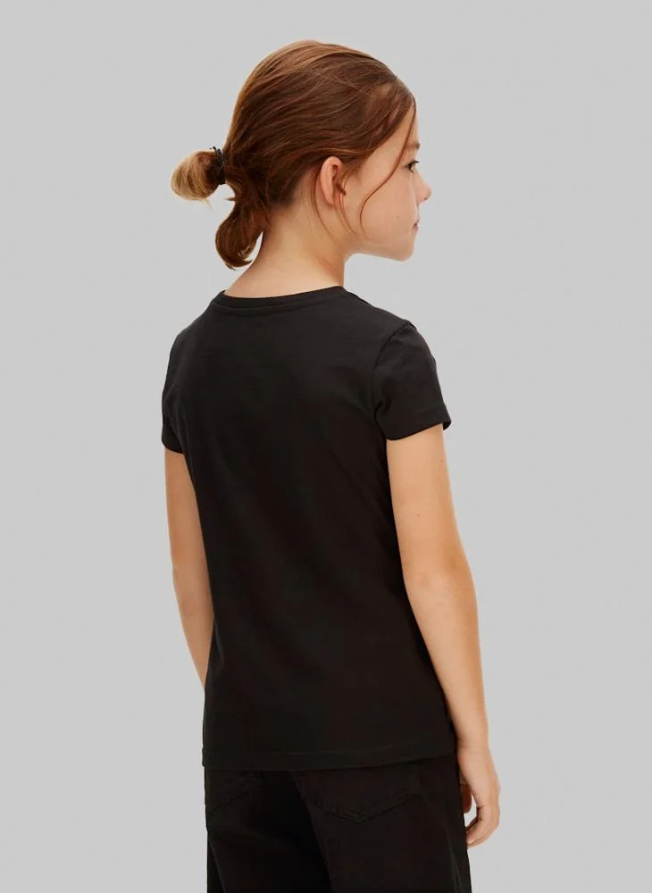 Calvin Klein Jeans Youth logo Crew Neck T-Shirt