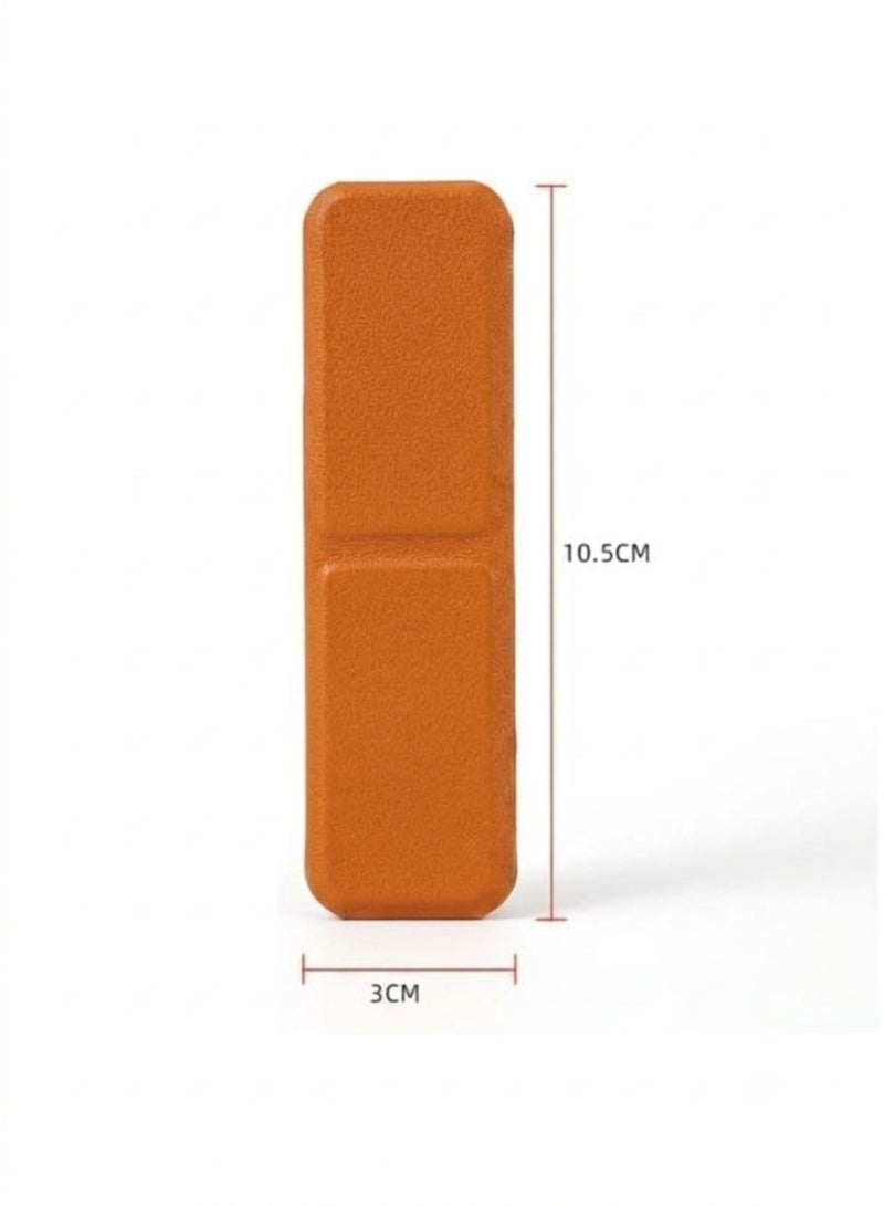 KAKUSIGA Magnetic Mobile Phone Holder Lazy Multi-functional Vertical And Horizontal Stand Foldable Back Stick Mobile Phone Stand | Orange - Image 5
