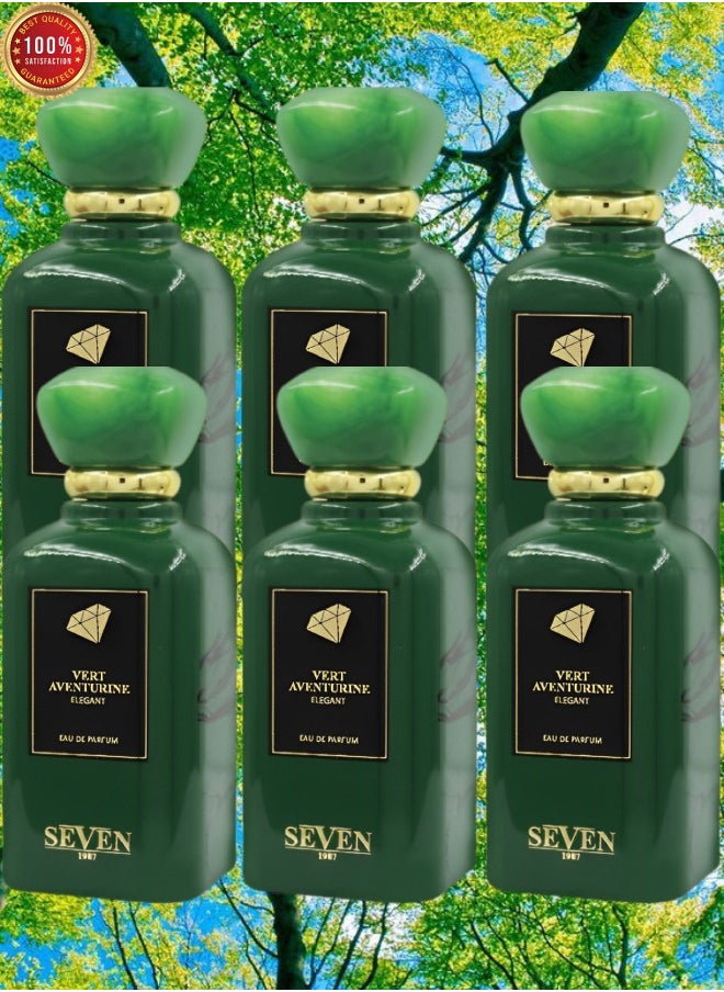 Seven 6 Pieces Vert Aventurine Elegant Perfume 100ml EDP  - Image 1
