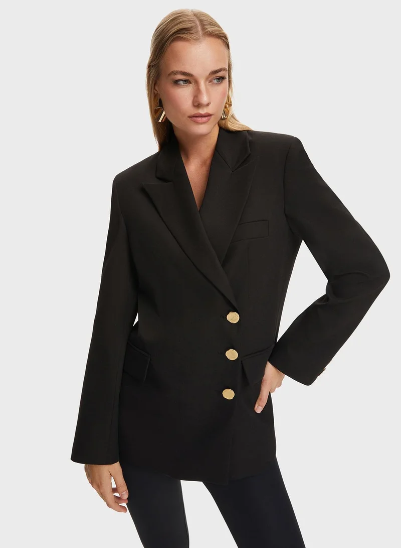 Nocturne Double Breasted Wadding Masculine Jacket