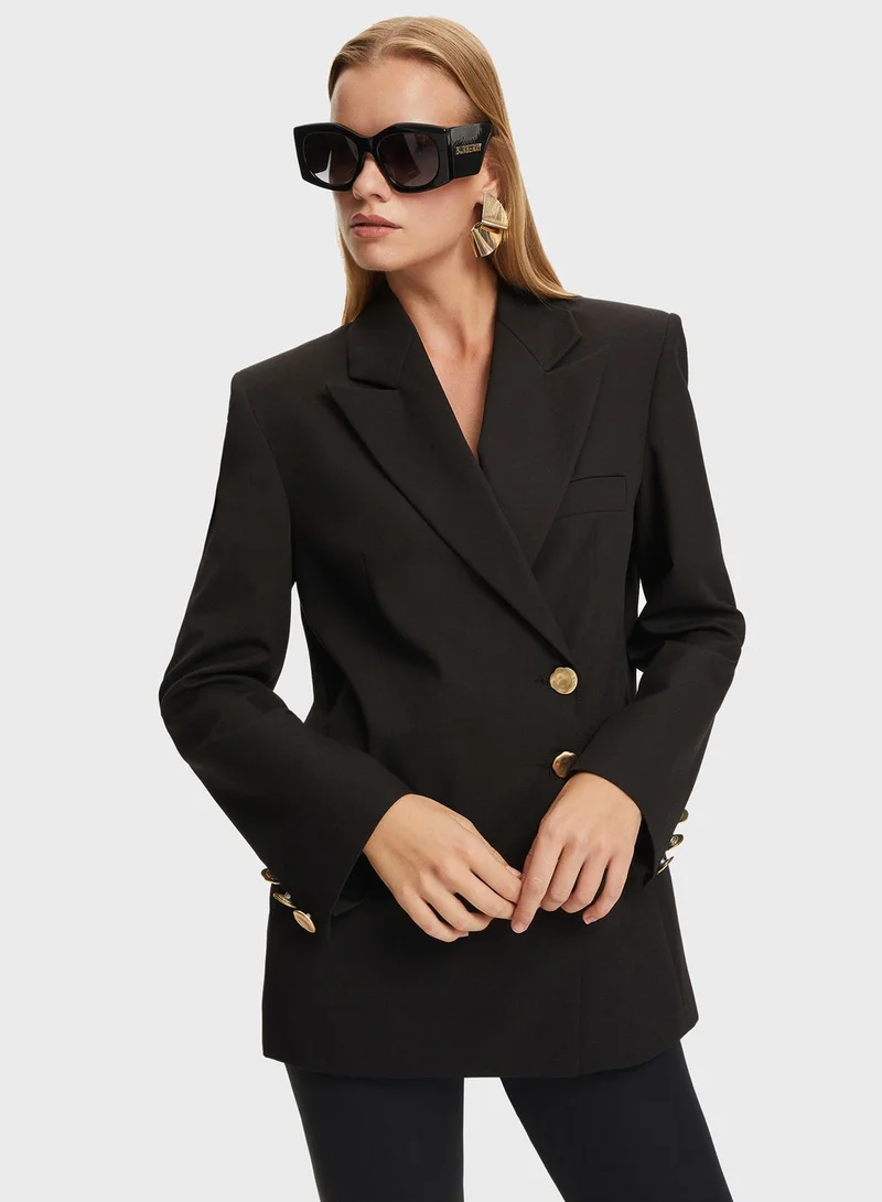 Nocturne Double Breasted Wadding Masculine Jacket