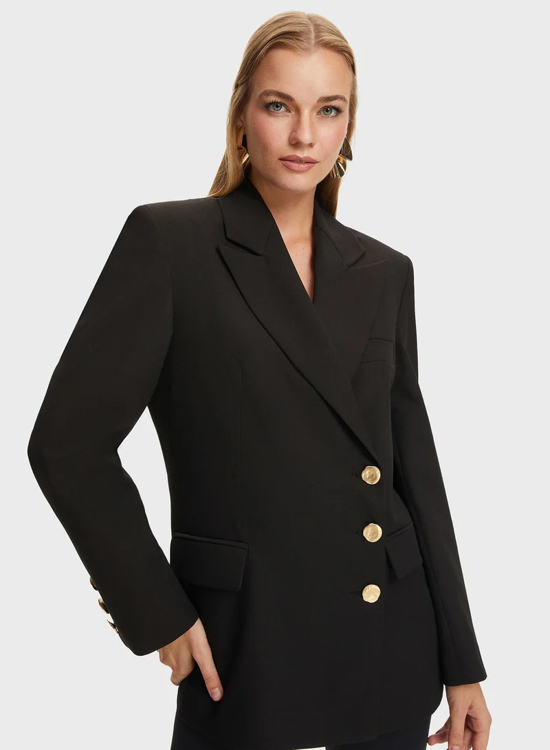 Nocturne Double Breasted Wadding Masculine Jacket