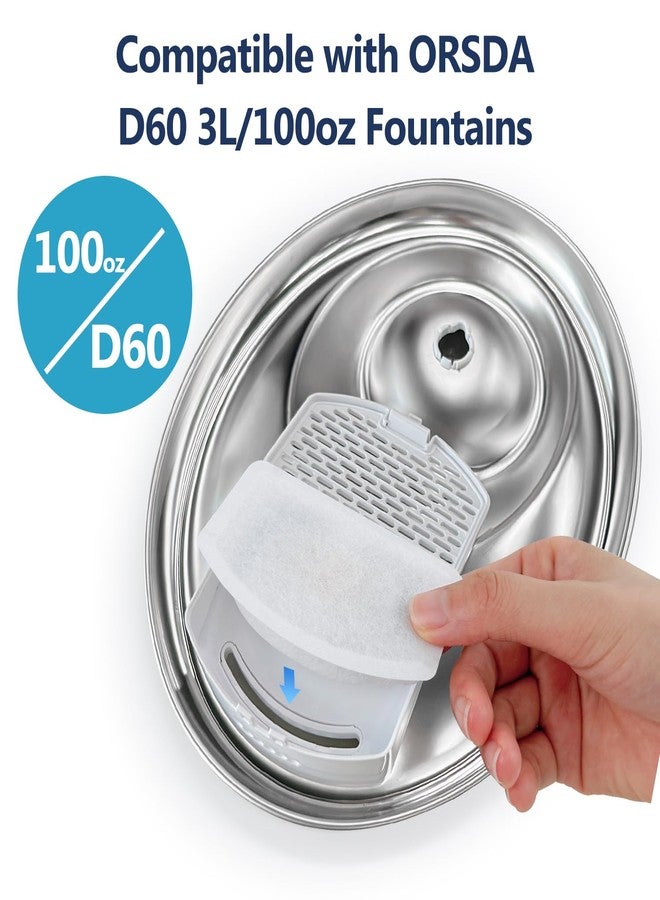 ORSDA Cat Water Fountain Parts Lid Replacement ONLY for ORSDA Pet Fountains D60 3L/100oz -Not for D30 D36 D66 (Lid) - Image 2