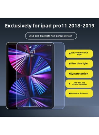 Applicable To IPad Pro 11 (Generation 1/2/3/4) Tempered Film Ipad Pro11 Frosted Film Dust-free Bin-Color:Ipad Pro 11 2018/2019 Special 2.5d Anti-blue Light Fine Hole Version-Size:(bare Chip + Dust-free Warehouse Locator) * 1 Set + Packaging Box - pzsku/Z4233B512420ADD337759Z/45/_/1742366364/c67c21c8-ce83-4111-8bc3-849a69c6cd84