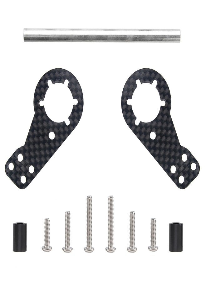 TOOMOD CW-01 Carbon Fibre Rear Shock Damper Mount for Tamiya RC Car CW01 Lunch Box Midnight Pumpkin Chassis Upgrades Parts - Image 1