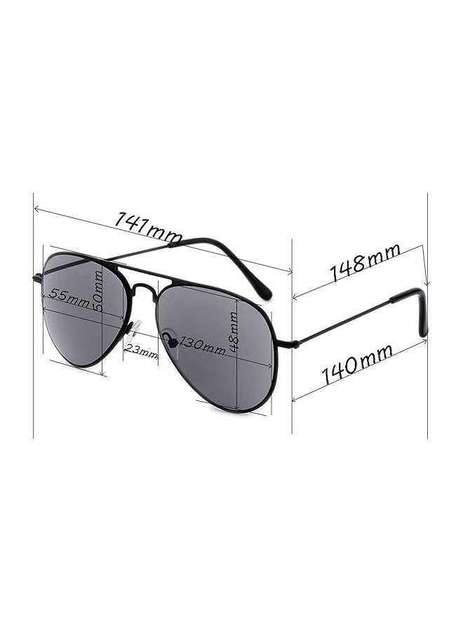 واي جيه نظارات شمسية للأطفال على شكل طيارين مع حماية UV400، عدسات عاكسة، نظارات شمس لطيفة لعطلة الشاطئ، نظارات للشاطئ والسفر والرحلات الخارجية ضد الأشعة فوق البنفسجية للبنات والأولاد من عمر 3-12 سنة - Image 2