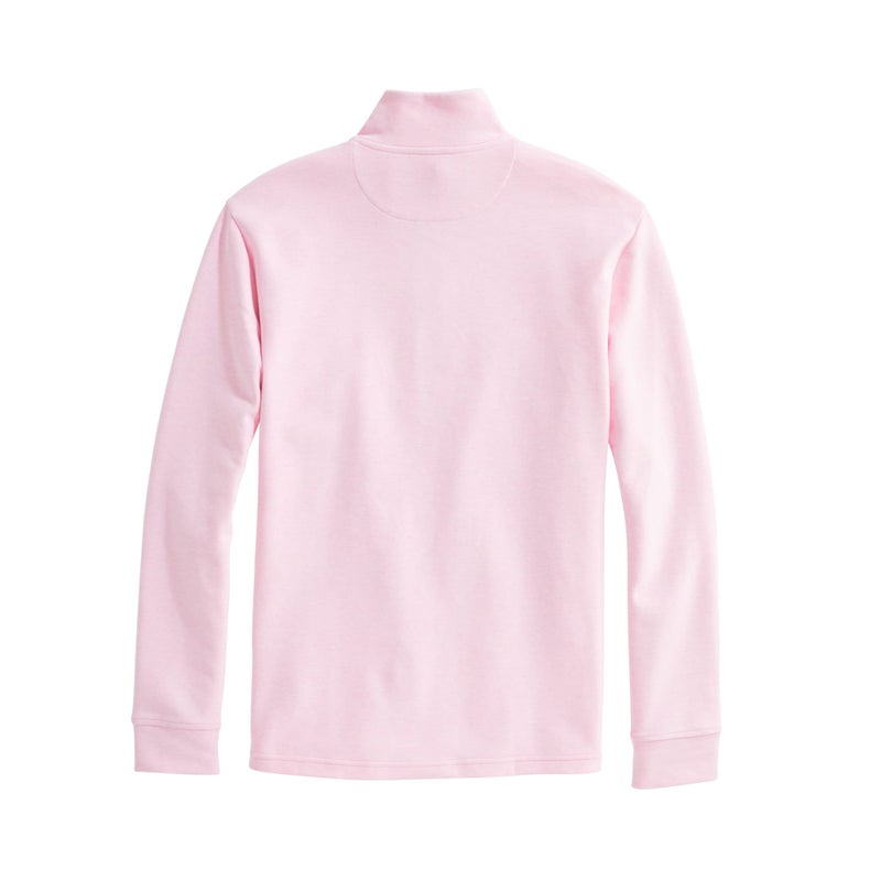 vineyard vines Men's Saltwater Quarter-Zip Pullover Sweater, Pink Cloud Solid, X-Large - Image 2