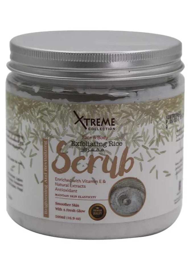 XTREME Exfoliating Rice Scrub Face And Body 500 ml