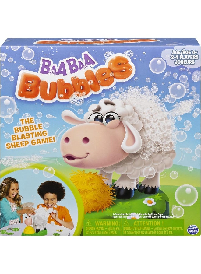 Spin Master Games Baa Baa Bubbles The Bubble-Blasting Sheep Kids Game with Interactive Sneezing Sheep - Image 1