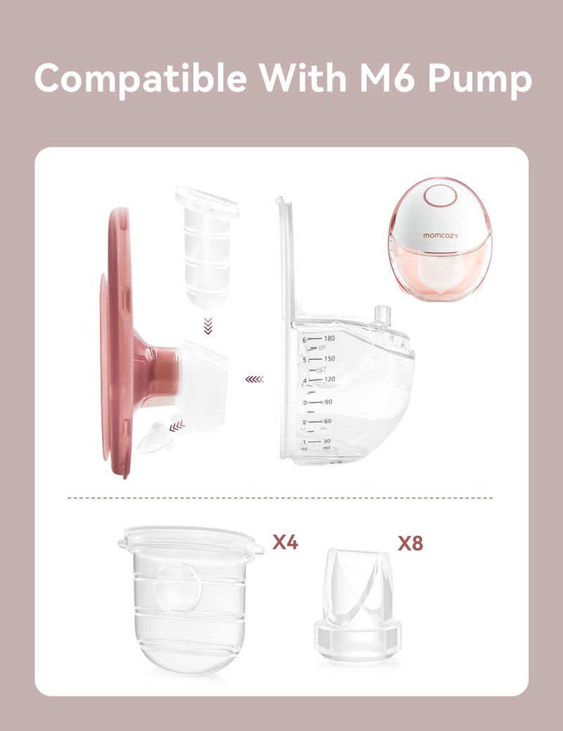 TOVVILD 12PCS M6 Duckbill Valves & Silicone Diaphragm Compatible with Momcozy Mobile Style, Not Original M6 Replacement Parts - Image 3
