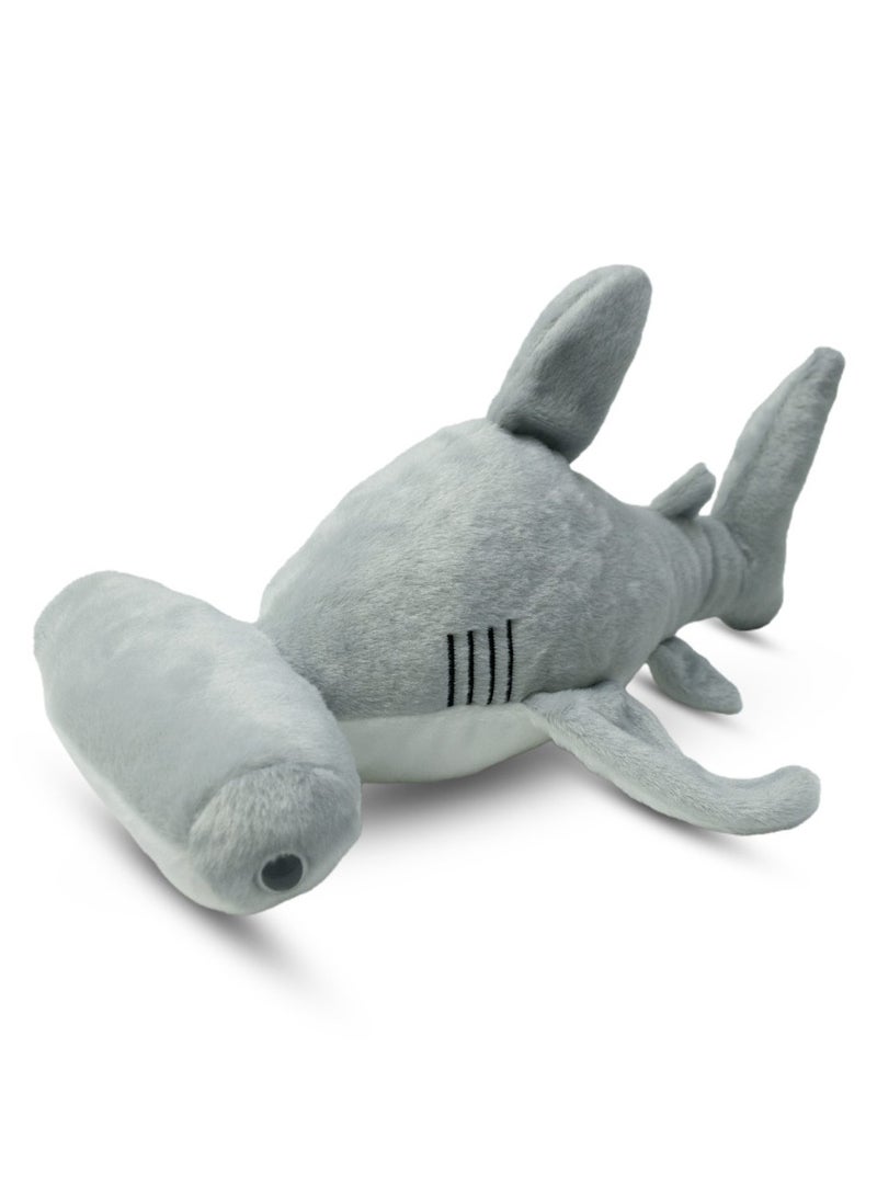 MAD TOYS Hammerhead Shark Cuddly Plush Animal Soft Toys Cute Sea Creature Plushy for 1+ Year - Image 2