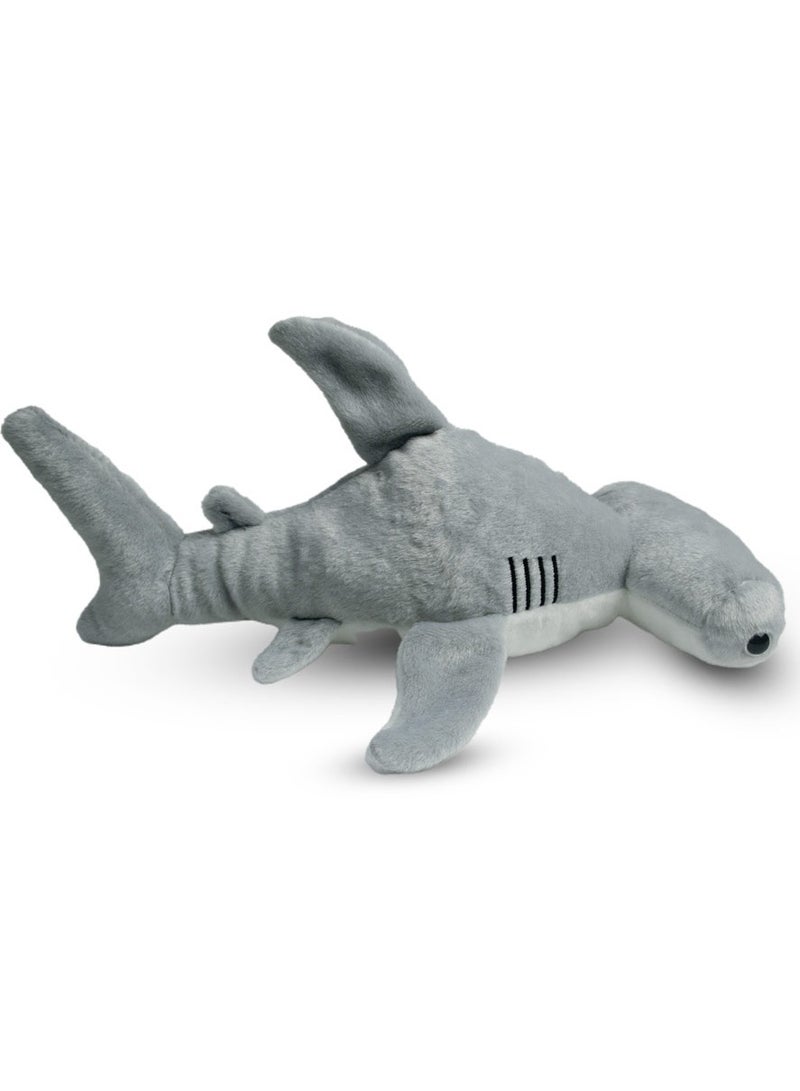 MAD TOYS Hammerhead Shark Cuddly Plush Animal Soft Toys Cute Sea Creature Plushy for 1+ Year - Image 3