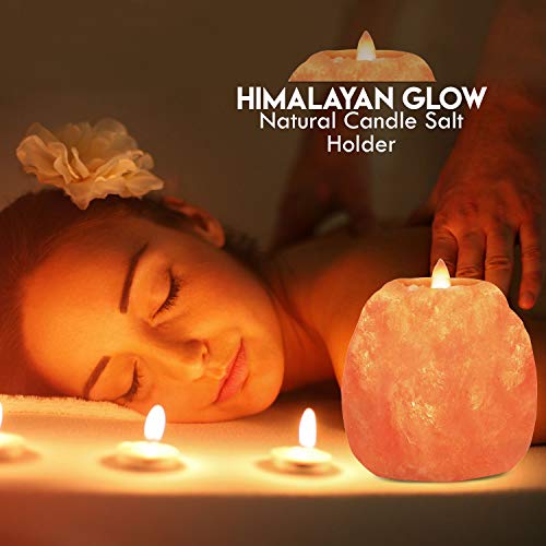 Vision Crafted Himalayan Rock Salt Tea Light Candle Holder - Image 5
