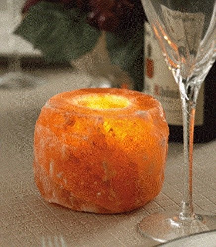 Vision Crafted Himalayan Rock Salt Tea Light Candle Holder - Image 4