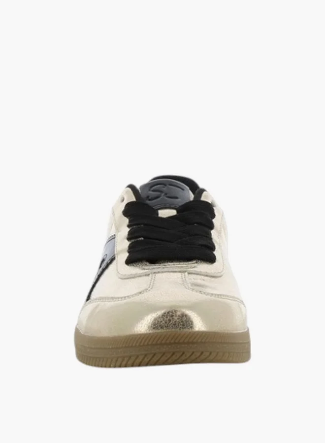 SJ SJ Women's Panelled Lace-Up Sneakers