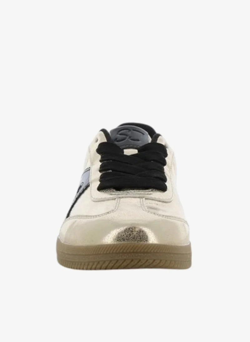 SJ SJ Women's Panelled Lace-Up Sneakers