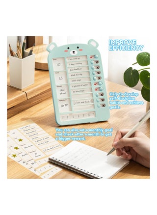 Upgraded My Chores Checklist Task Board for Kids - Habit Tracker or Daily and Weekly Planner, Reward Chart Behavior at Home (White), Chore Multiple Kids, Efficiency - pzsku/Z4234511271285B4883BBZ/45/_/1700821174/7712757f-db2a-44fd-ad56-74538ec2c3ab