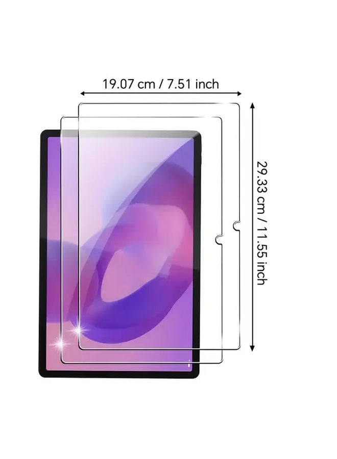 Tempered Glass Screen Protector 2pcs For Tab P12 Pro 12.7 Inch HD Scratch Resistant - Image 2
