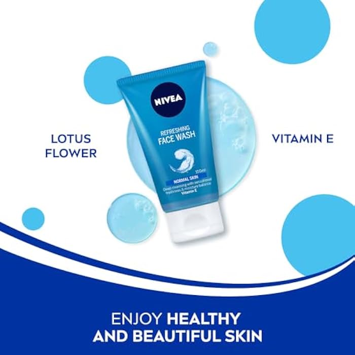 Nivea غسول وجه نيفيا المنعش | للبشرة العادية مع فيتامين E | 150 مل (5.07 أونصة سائلة) - Image 3
