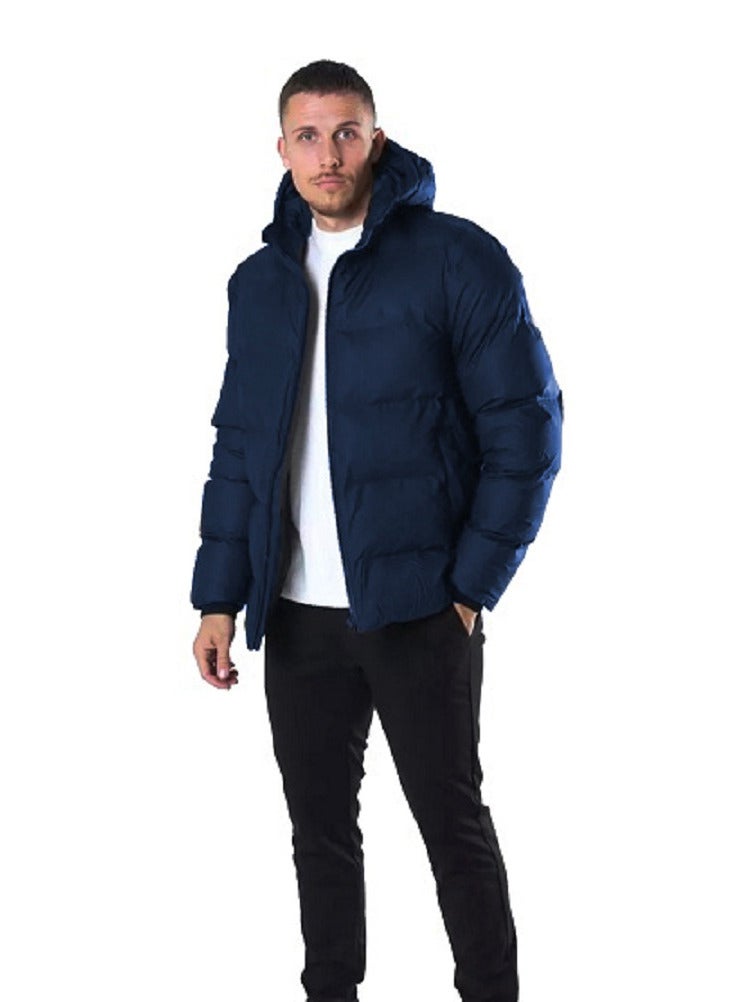 general Zip Up Bomber Jacket with Removable Hood - Image 3