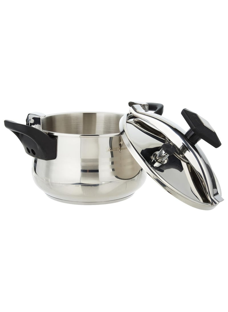 ديسيني Stainless Steel Pressure Cooker Silver/Black 9L - Image 3