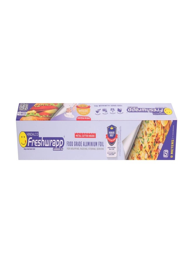 Freshwrapp Hindalco Freshwrapp Aluminium Foil 9 Meters, 11microns (Pack of 3)| Food Packing , Wrapping, Storing and Serving - Image 4