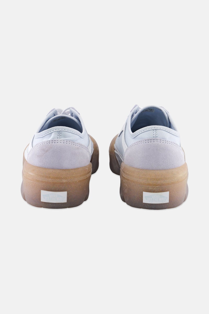 VANS أحذية كاجوال للرجال من أولد سكول بتصميم شريط، رمادي مدمج - Image 2