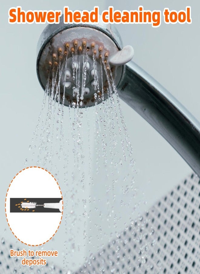 lasuroa Shower Head Cleaner Tool Kit, 2 Styles Showerhead Hole Cleaning Brushes & Multi-Size Picks for Tiny Nozzle Openings Gaps & Unclogging Nozzles - Image 5
