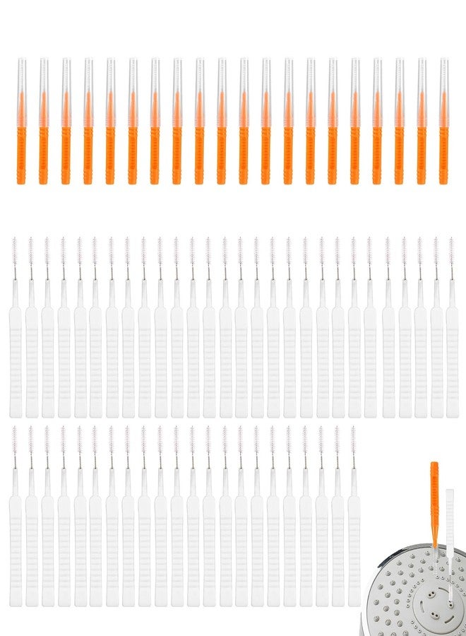 lasuroa Shower Head Cleaner Tool Kit, 2 Styles Showerhead Hole Cleaning Brushes & Multi-Size Picks for Tiny Nozzle Openings Gaps & Unclogging Nozzles - Image 1