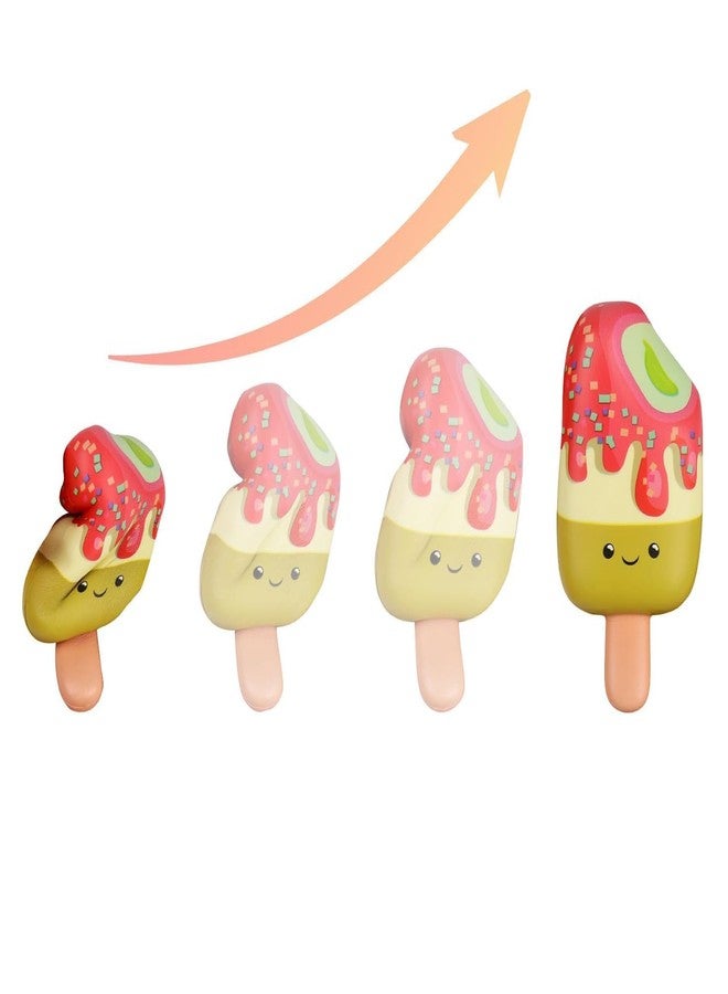 SQUISHCO Squishy Toy, Stress Relief Squishy Ball for Kids and Adults, Randomly Designed Ice Cream Shape, Taba Squishy Toy for Anxiety Relief, Office Desk Decor, Daily Companion - Image 5