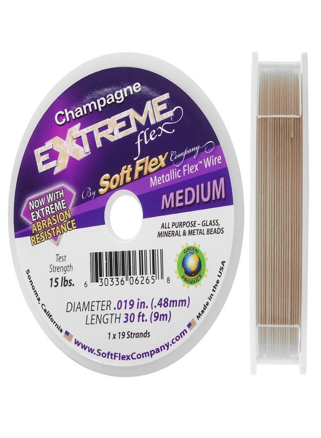Soft Flex - Extreme Flex Wire .019 Dia. 30 Ft. 19 Strand Champagne - Great for Arts and Crafts