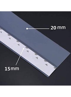 Y&D Silicone Door Bottom Seal Strip Tape, 3.5 × 500 cm, Transparent Self Adhesive Weather Stripping for Waterproof, Windproof, Dust Proof, Weatherproof, Soundproof, Insects Proof (2 Pack)  - Image 2