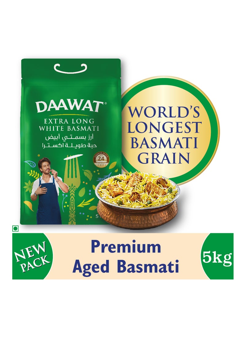 Daawat Extra Long Grain White Indian Basmati Rice 5kg - Image 4