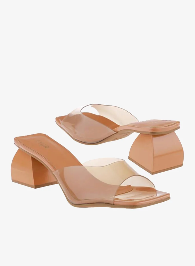 Fyor  Mid-Block Heel PVC Sandal BSS 060 for Women | Best Price UAE