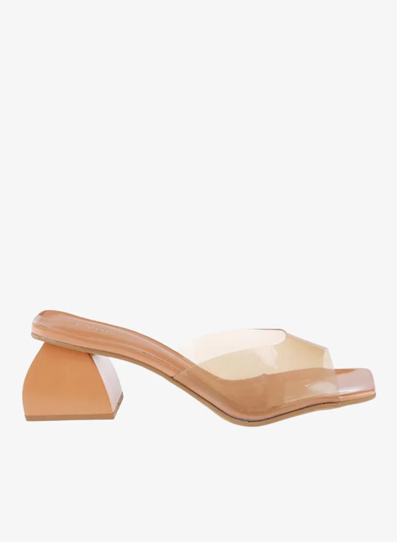FYOR Mid-Block Heel PVC Sandal BSS 060