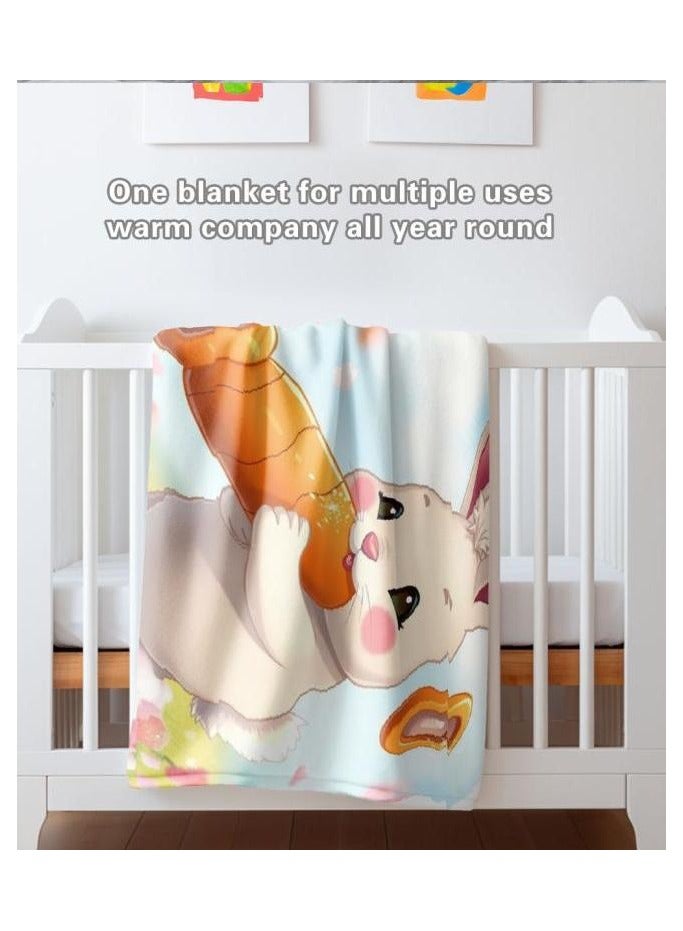 general Baby and children's cartoon flannel thin blanket (warm and comfortable, suitable for sleep, games) 70cm*100cm - 1183 - Image 5