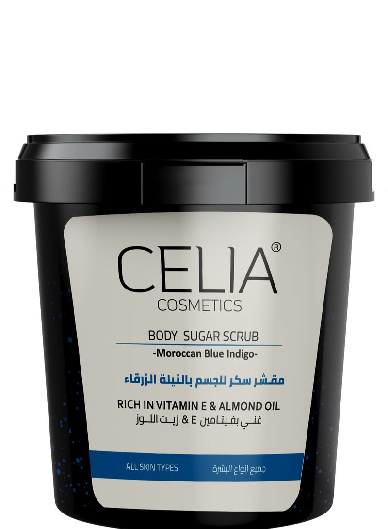 Celia BLUE INDIGO BODY OIL SUGAR SCRUB - Image 1