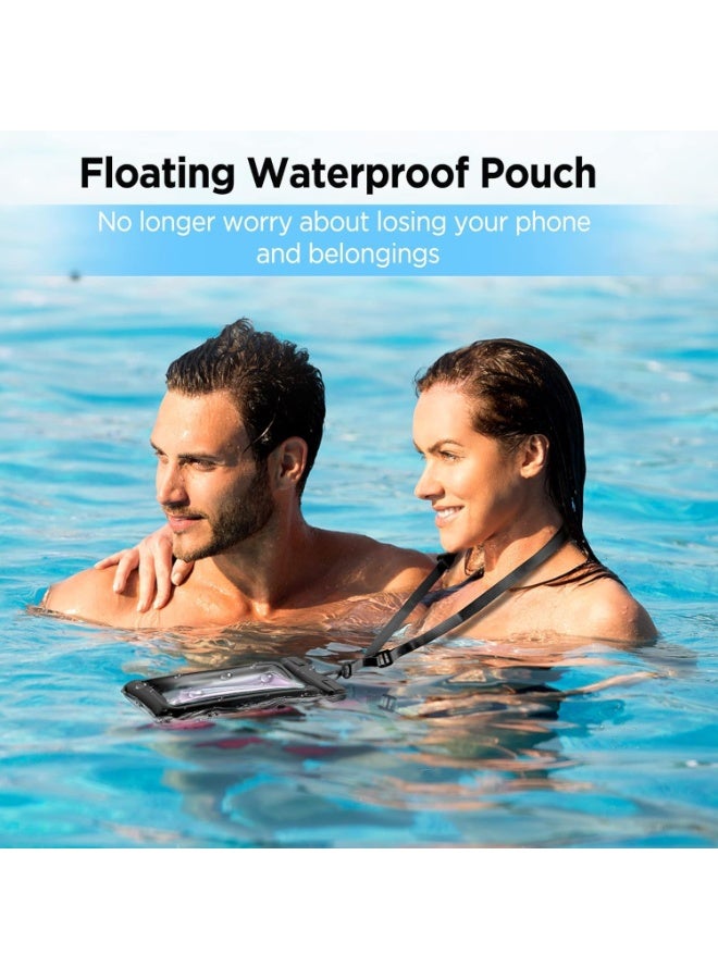 MOMENT Floating Universal IPX8 Waterproof Phone case Up to 7.0",Adjustable Lanyard Phone Pouch,Cellphone Dry Bags for Vacation Beach Pool Kayak Cruise Travel Essentials（Black） - Image 3