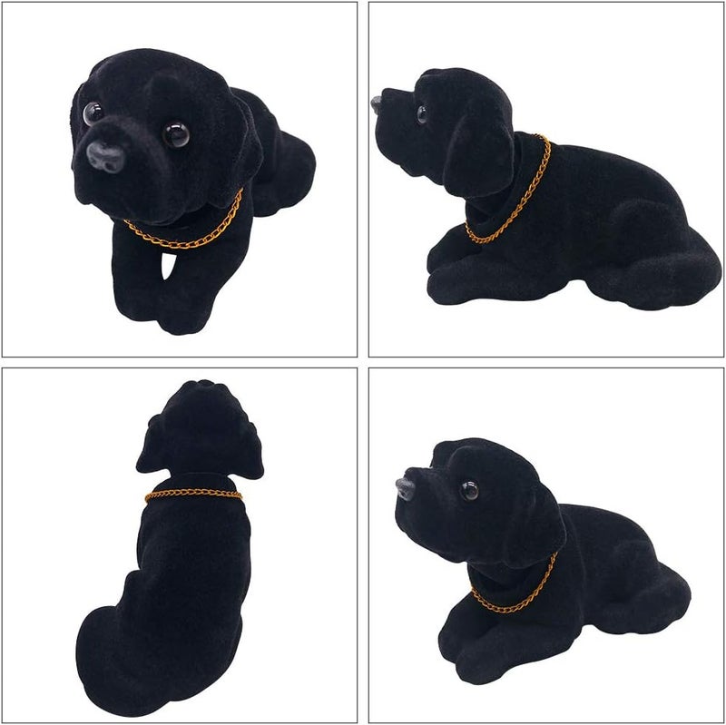 klarako Bobble Head Labrador,Car Decoration Nodding Dog Ornaments High Emulation Creative Dog Dashboard Crafts Dog Lover Gift for Car Vehicle Desk Tabletop Office Decor Baby Kids Toy (Labrador) - Image 3